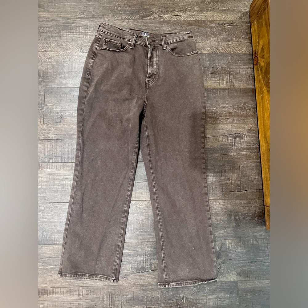 a.n.a. High rise vintage straight size 10